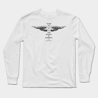 Marcus Aurelius Stoics quote Long Sleeve T-Shirt